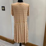 Boden Floral Crew Neck Jersey Short Sleeve Mini Dress Size 12 Yellow Photo 5
