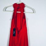 Lulus  Red Flirty Night Slit Dress NWT Photo 10