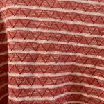 Time & Tru Red/White Striped Knit Open Cardigan M Photo 6