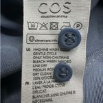 COS : Dusty Blue Button Down Photo 6