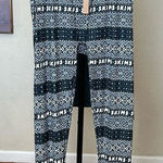 SKIMS  LOGO PLUSH POINTELLE LEGGING in ONYX FAIR ISLE size XL‎ Photo 0