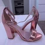 Rose gold women’s 7.5 high heels Photo 0
