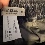 Natural Life  Velvet Wide Leg Pants Women M Elastic Waist Boho Tiered Photo 6