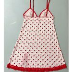 Red Pink Hearts Sheer Babydoll Slip Nightie Nightgown Lingerie Dress Size S ♥️✨ Photo 4