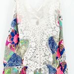 Victoria's Secret NWT Coquette Resortwear Bali Floral Patchwork Lace Teddy Romper Photo 2