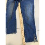 Prosperity Jeans Womens 32" Raw Hem & Slits Mid Rise Button Up Travel Casual Blue Size undefined Photo 5