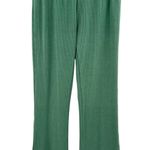 Aritzia ‎ Sunday Best Tate Pants High-Waisted Flare Ribbed Stretch Green Size XS Photo 2