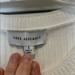 Free Assembly Women's Striped Navy and White Dress size small. NWT! Blue Photo 7