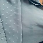 J.Crew Factory Gray Sleeveless Embroidered Blouse Top Size 00 Photo 4