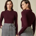 Ted Baker  Dvana frill neck ribbed sweater Photo 1