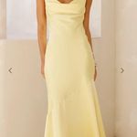 Hello Molly Brilliant Belle Satin Maxi Dress in yellow Photo 2