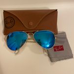 Ray-Ban Blue Aviator Flash Lenses Photo 0