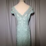 Tadashi Shoji  Sanda Embroidered Mint Dress | 8 Photo 9