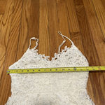 ASTR  the Label Lace A-Line‎ White Midi Dress Size Small Photo 9