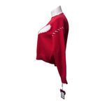 Nicole Miller NEW Stitched Heart Sweater Size Large Photo 3