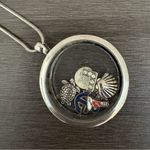 Vintage Beach Themed Necklace Silver Photo 4