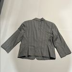 Rafaella  Gray Blazer with Plaid Pattern and Tailored Fit Photo 6