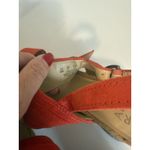 Naturalizer  Kaylee in Chili‎ Pepper Chunky Heels Size 8 Cork Covered Heels Photo 4