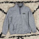 L.L.Bean Fleece Quarter Snap Pullover Sweater Photo 8