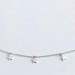 Silver Star Choker Necklace Photo 0