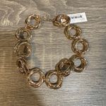 Anne Klein Gold Tone Circle Knot All Around Statement Necklace NWT Photo 3