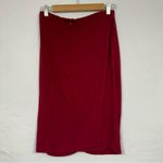 Lovers + Friends  Burgundy Red Faux Wrap Mini Skirt Womens M Coquette Photo 3