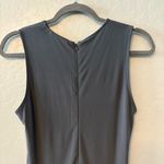 Norma Kamali  timeless gray sleeveless slinky jersey jumpsuit size medium Photo 11