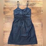 New York & Company Casual Denim/Chambray Style Dress Blue Size 2 Photo 0