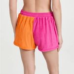 Solid & Striped The Charlie Terrycloth Short in Tangerine + Strawberry sz S Photo 2