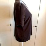 Lee Kathie Collection Blouse Womens L Used Grey Beautiful Sheen Photo 1