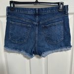 Gap Blue Jean Shorts with Distressed Hem Photo 1