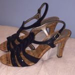 Nina 🔵 black strappy heels! Photo 1