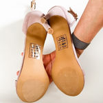 Lulus Strappy Heel Suede Sandals Blush Pink Size 9 Photo 4