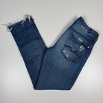 7 For All Mankind Roxanne Distressed Denim Blue Jeans Women’s Size 26 Skinny Fit Photo 0