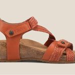 Taos Footwear Trulie Terracotta Orange and Tan Sandals Size 8 Photo 1