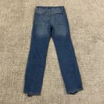 Frame  Le High Straight Jeans Womens 25 Medium Wash Distressed Ankles Stretch Photo 7