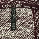 Calvin Klein Women Performance Sweater M Maroon Cowl Neck Comfy Athleisure Photo 1