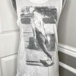 Delia's DELIA*S Woman's 2000's Skater Girl White Crewneck Muscle Tee Tunic Tank Small Photo 1