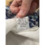 Skies Are Blue Size MP Floral Print Sleeveless Top Crocheted Embroidered Peasant Photo 10