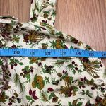 Vintage 70’s Handmade Autumn Novelty Print Sundress S Brown Photo 5