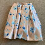 Sherri Hill  2 piece dress floral a line skirt pink blue long sleeve lace Photo 5