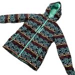 Aperture  Size Medium M Intricate Funky Pattern Blue Snowboard Ski Coat Winter Photo 3