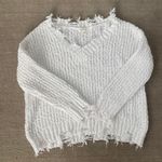 Boutique White Sweater Size M Photo 0
