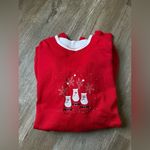 VG M & C Sportswear Christmas Ugly Sweater Santa Embroidered Festive Red Size 2X Photo 5