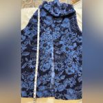 Kookaburra by UGGs Blue Floral Sherpa Hooded Vest Size XL Photo 7