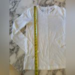 NWT J.Crew Women Green Girlfriend Crewneck Long Sleeve Cotton Shirt XS Sold Out White Size L Photo 5