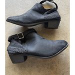 Torrid Black 11605251 Faux Suede Ankle Boots Heel Life Stride Women’s Sz 11 Photo 2