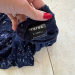 Terez Clothing Blue and Silver Paint Splatter Tank Sz XS Photo 3