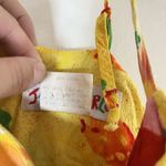 Jams World  Women’s XS Tropical Floral Fish Slip Camisole Dress Hawaii Boho Belt Photo 5