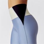 Carbon38 Colorblock High Rise Full Length Legging Sz S Blue Photo 3